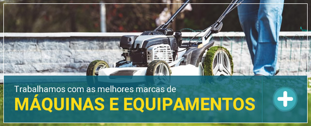Trabalhamos com as melhores marcas de máquinas e equipamentos