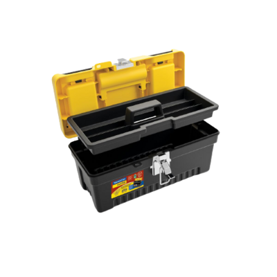 Caixa plástica 13" com bandeja fecho metálico 43803013 TRAMONTINA