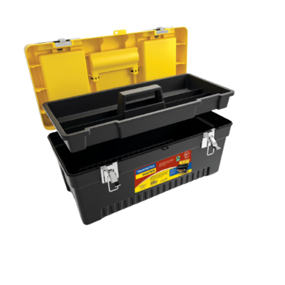 Caixa plástica 20" com bandeja fecho metálico 43803020 TRAMONTINA