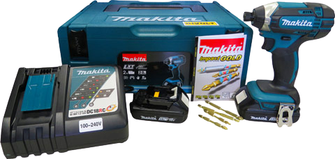 Parafusadeira de impacto bat 18V DTD152RAJ1 MAKITA