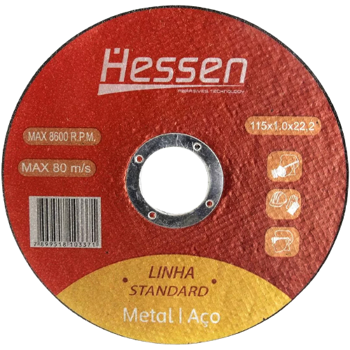 Disco corte 115x1,0x22,2mm Standard HESSEN