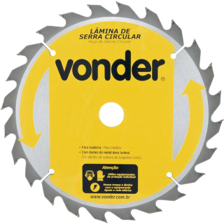 Disco de serra circular vídea 250x30x24D VONDER