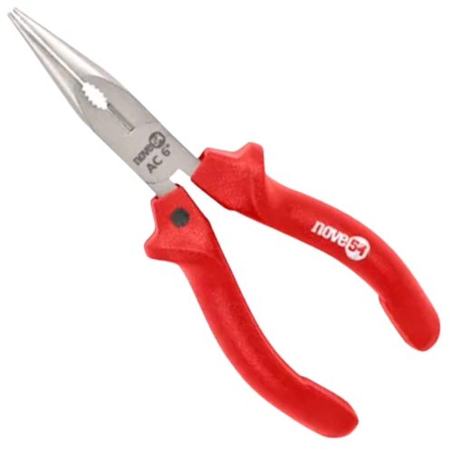 Alicate bico meia-cana reto 6" NOVE54