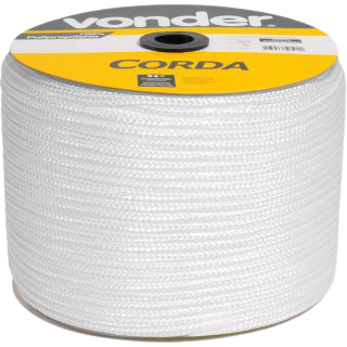 Corda multifilamento trançada 12mm branca VONDER
