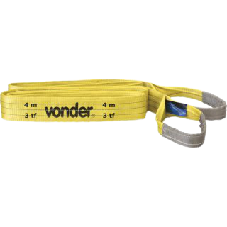 Cinta elevação 3 ton 4m Amarela VONDER