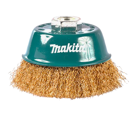 Escova copo aço ondulado 4 1/2" 100mm D-55376 MAKITA