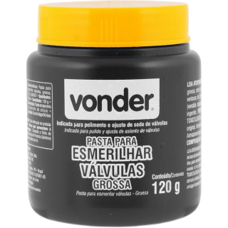 Pasta para esmerilhar válvulas 120g grossa VONDER