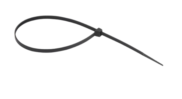Abraçadeira nylon 14cm c/100 preta NOVE54