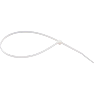Abraçadeira nylon 28cm c/10 branca VONDER