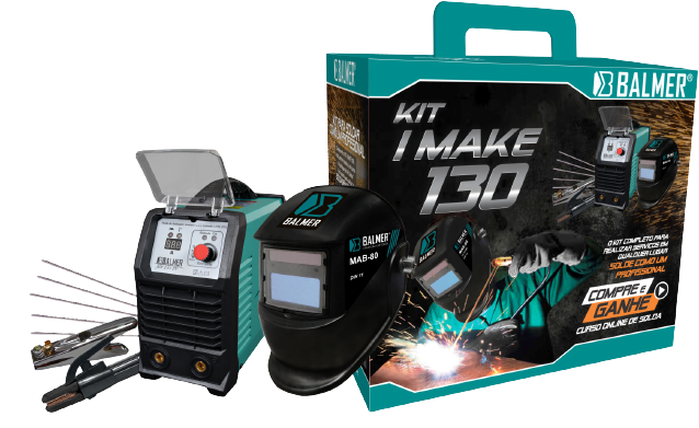 Combo I-Make Inversor Biv. MMA/TIG JOY133DV/MAB80 BALMER