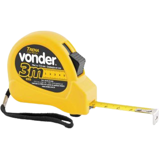 Trena aço 3m VONDER