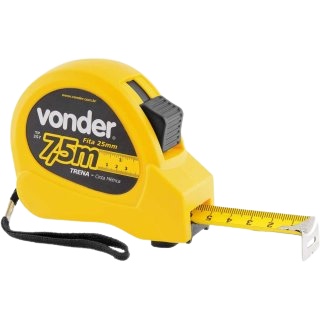 Trena aço 7,5m VONDER