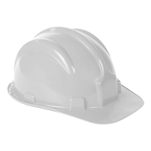 Capacete branco PLT PLASTCOR
