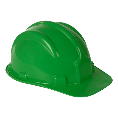 Capacete verde PLT PLASTCOR